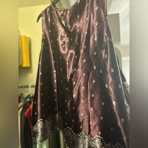 Satin sleeveless business casual top from Maurices.